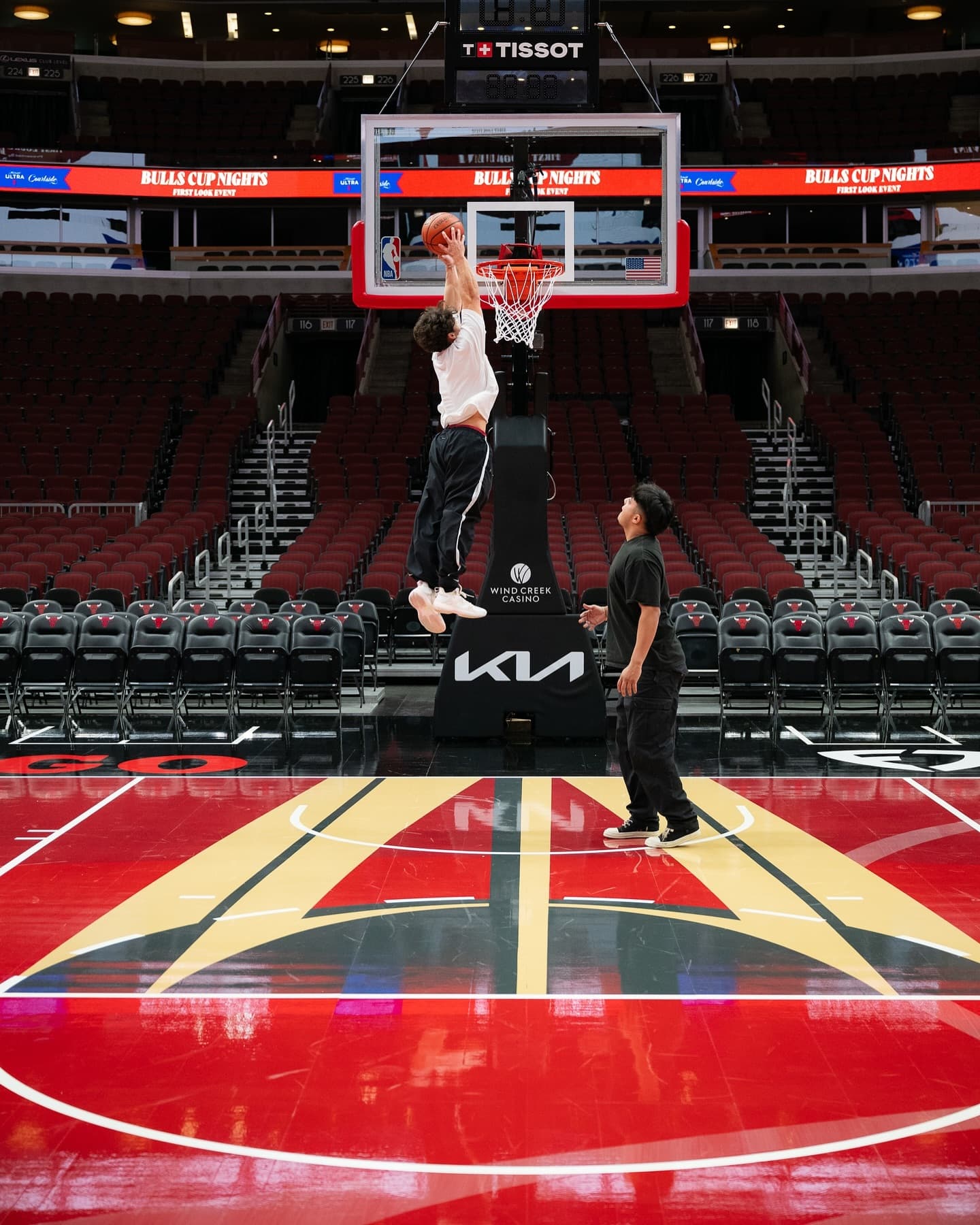 ThreeDotCorey dunking at the rim